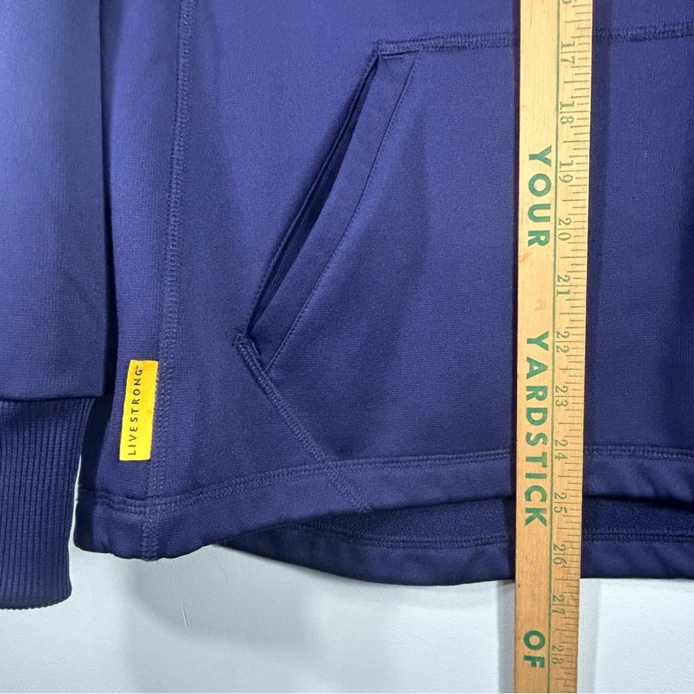 Nike Therma Fit Livestrong Sweater Hoodie Sweatshirt Navy Blue; Women’s Sz Small - Picture 6 of 16